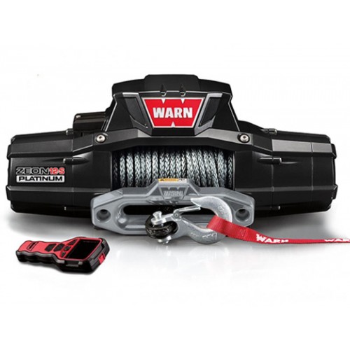 Лебедка WARN ZEON Platinum 12-S синтетический трос