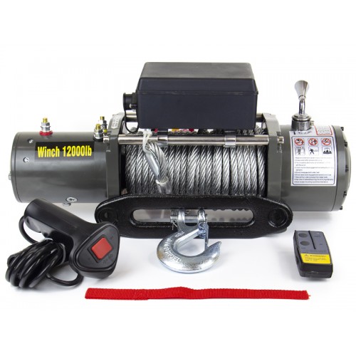 Лебедка Electric Winch 12000 lbs чугунный клюз Лебедка Electric Winch 12000 lbs чугунный клюз