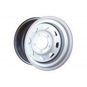 Диск усиленный УАЗ стальной серебристый 5x139,7 8xR15 d110 ET-19 (треугольник мелкий) Диск усиленный УАЗ стальной серебристый 5x139,7 8xR15 d110 ET-19 (треугольник мелкий)